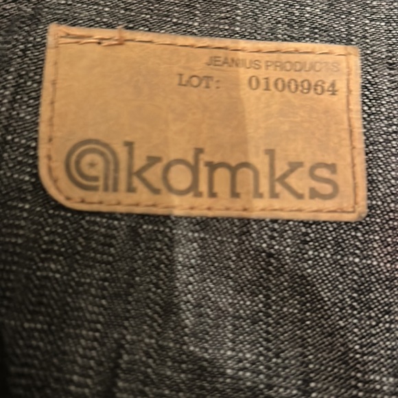 AKDMKS Y2K Denim Jean Jacket Men’s Size 3XL, Grunge,Retro,Unisex - Picture 6 of 10